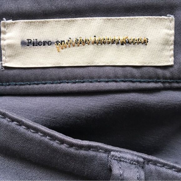 Anthropologie Pilcro and the Letterpress Moto Ankle Zip Gray Pants | Size 27 - Picture 4 of 13